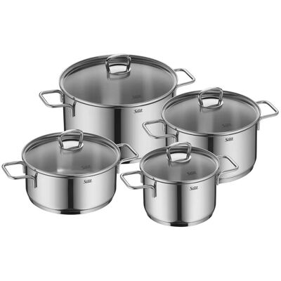 Silit Topf-Set 4 teilig Alicante ¦ silber ¦ Edelstahl Silit Topf-Set 4 teilig Alicante ¦ silber ¦ Edelstahl
