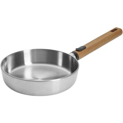 WOLL Bratpfanne Logic Steel ¦ Edelstahl ¦ Maße (cm): H: 5 Ø: 20 WOLL Bratpfanne Logic Steel ¦ Edelstahl ¦ Maße (cm): H: 5 Ø: 20