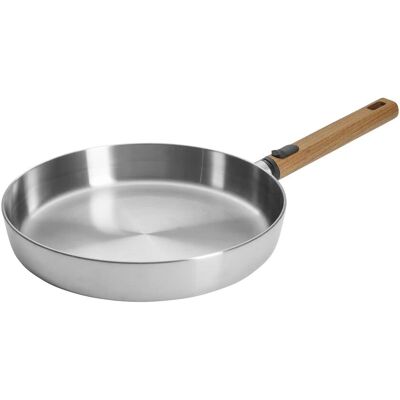 WOLL Bratpfanne Logic Steel ¦ Edelstahl ¦ Maße (cm): H: 5 Ø: 28 WOLL Bratpfanne Logic Steel ¦ Edelstahl ¦ Maße (cm): H: 5 Ø: 28