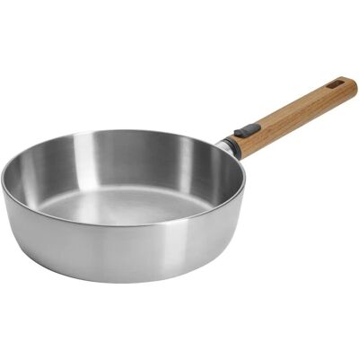 WOLL Schmorpfanne Logic Steel ¦ Edelstahl ¦ Maße (cm): H: 7 Ø: 24 WOLL Schmorpfanne Logic Steel ¦ Edelstahl ¦ Maße (cm): H: 7 Ø: 24