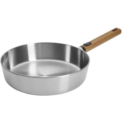 WOLL Schmorpfanne Logic Steel ¦ Edelstahl ¦ Maße (cm): H: 7 Ø: 28 WOLL Schmorpfanne Logic Steel ¦ Edelstahl ¦ Maße (cm): H: 7 Ø: 28