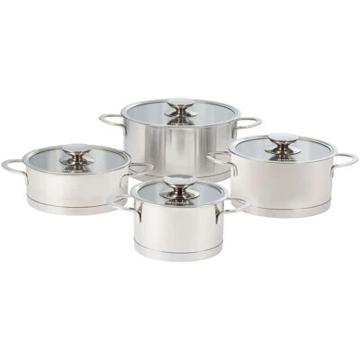 Berndes Topfset 8-teilig Millesima ¦ silber ¦ Edelstahl Berndes Topfset 8-teilig Millesima ¦ silber ¦ Edelstahl