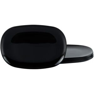 CreaTable Servierteller Italien ¦ schwarz ¦ Glas ¦ Maße (cm): B: 36,5 H: 10 CreaTable Servierteller Italien ¦ schwarz ¦ Glas ¦ Maße (cm): B: 36,5 H: 10