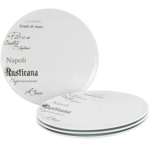 CreaTable Europa Pizza Teller Set - Grau CreaTable Europa Pizza Teller Set - Grau