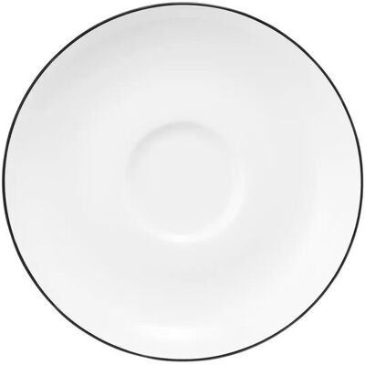 Seltmann Weiden Untertasse Lido Black Line ¦ weiß ¦ Porzellan Ø: 12 Seltmann Weiden Untertasse Lido Black Line ¦ weiß ¦ Porzellan Ø: 12
