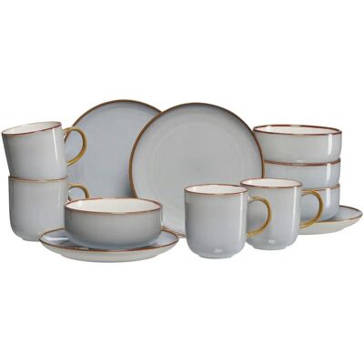 Ritzenhoff & Breker Frühstücksset 12-teilig Portofino ¦ grau ¦ Ritzenhoff & Breker Frühstücksset 12-teilig Portofino ¦ grau ¦