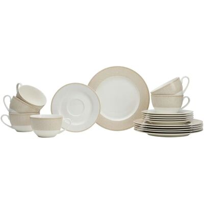 Ritzenhoff & Breker Beige 18-teilig Kaffeeservice - Geschirrset Ritzenhoff & Breker Beige 18-teilig Kaffeeservice - Geschirrset