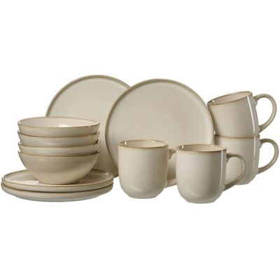 Ritzenhoff & Breker Frühstücksservice 12-teilig Olivia ¦ beige ¦ Ritzenhoff & Breker Frühstücksservice 12-teilig Olivia ¦ beige ¦