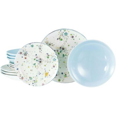 CreaTable Kombiservice Candy Drops ¦ mehrfarbig ¦ Steinzeug/Steingut ¦ Maße CreaTable Kombiservice Candy Drops ¦ mehrfarbig ¦ Steinzeug/Steingut ¦ Maße