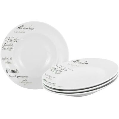 CreaTable Europa - Pastateller - Weiß - Geschirrset CreaTable Europa - Pastateller - Weiß - Geschirrset