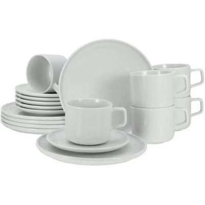 CREATABLE Chef Collection Kaffeeservice - 18 Teile, weiß, für 6 Personen CREATABLE Chef Collection Kaffeeservice - 18 Teile, weiß, für 6 Personen