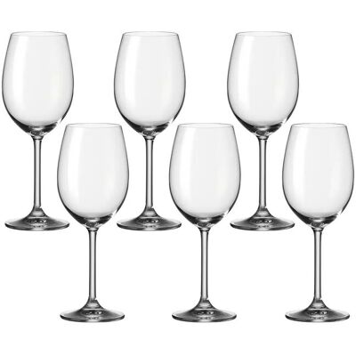 LEONARDO 6er-Gläserset Daily ¦ transparent/klar ¦ Glas ¦ Maße (cm): B: 8,5 H: LEONARDO 6er-Gläserset Daily ¦ transparent/klar ¦ Glas ¦ Maße (cm): B: 8,5 H: