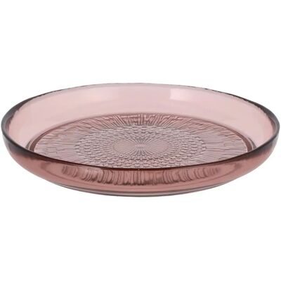 Bitz Dessertteller Kusintha ¦ rosa/pink ¦ Glas ¦ Maße (cm): H: 2 Ø: 18 Bitz Dessertteller Kusintha ¦ rosa/pink ¦ Glas ¦ Maße (cm): H: 2 Ø: 18