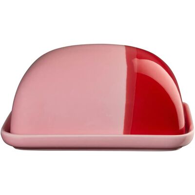 ASA SELECTION Butterdose Joy ¦ rot ¦ Porzellan ¦ Maße (cm): B: 15,5 H: 7 T: ASA SELECTION Butterdose Joy ¦ rot ¦ Porzellan ¦ Maße (cm): B: 15,5 H: 7 T: