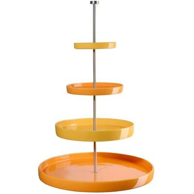 ASA SELECTION Etagere Joy ¦ orange ¦ Porzellan ¦ Maße (cm): H: 61 Ø: 41 ASA SELECTION Etagere Joy ¦ orange ¦ Porzellan ¦ Maße (cm): H: 61 Ø: 41