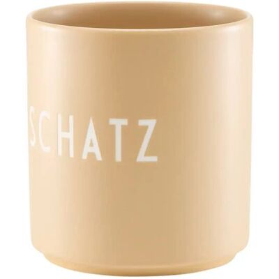 DESIGN LETTERS Becher ¦ beige ¦ Porzellan ¦ Maße (cm): H: 8,5 Ø: 8 DESIGN LETTERS Becher ¦ beige ¦ Porzellan ¦ Maße (cm): H: 8,5 Ø: 8