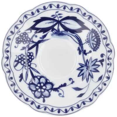 Kahla Kaffeeuntertasse "Rosella" Zwiebelmuster ¦ blau ¦ Porzellan ¦ Maße (cm): Kahla Kaffeeuntertasse "Rosella" Zwiebelmuster ¦ blau ¦ Porzellan ¦ Maße (cm):