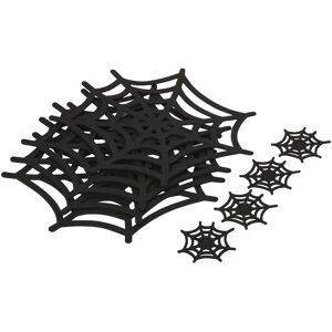 Höffner Platzset Spinnennetz 4er Set ¦ schwarz ¦ Synthetik Ø: 34 Höffner Platzset Spinnennetz 4er Set ¦ schwarz ¦ Synthetik Ø: 34