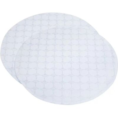 JOOP! Platzset Cornflower Allover ¦ weiß ¦ Naturfaser Ø: 45 JOOP! Platzset Cornflower Allover ¦ weiß ¦ Naturfaser Ø: 45