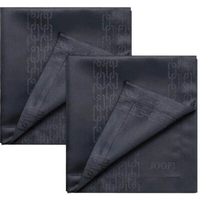 JOOP! Servietten 2er-Set Chains ¦ blau ¦ Naturfaser ¦ Maße (cm): B: 50 JOOP! Servietten 2er-Set Chains ¦ blau ¦ Naturfaser ¦ Maße (cm): B: 50