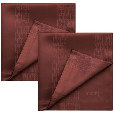 JOOP! Servietten 2er-Set Chains ¦ rot ¦ Naturfaser ¦ Maße (cm): B: 50 JOOP! Servietten 2er-Set Chains ¦ rot ¦ Naturfaser ¦ Maße (cm): B: 50