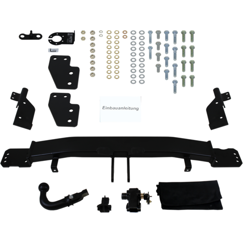 AUTO-HAK Anhängerkupplung abnehmbar inkl. TowTec E-Satz 13polig & Montage - KIA SORENTO I