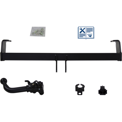 AUTO-HAK Anhängerkupplung abnehmbar inkl. TowTec E-Satz 13polig & Montage - SUZUKI GRAND VITARA I