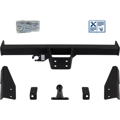 GDW Anhängebock inkl. TowTec E-Satz 13polig & Montage - SSANGYONG MUSSO