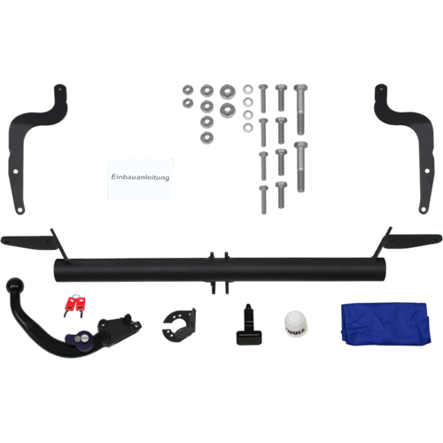 Brink Anhängerkupplung abnehmbar inkl. TowTec E-Satz 13polig & Montage - PEUGEOT 308 SW I