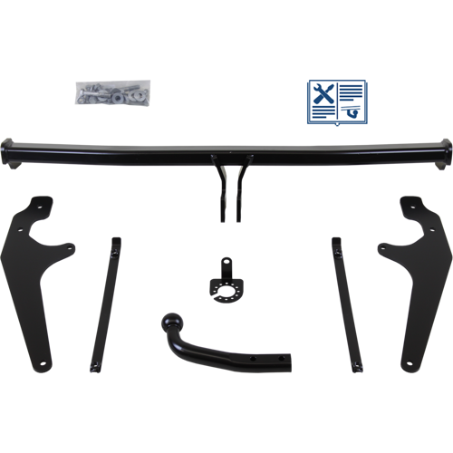 Oris Anhängerkupplung starr inkl. TowTec E-Satz 13polig & Montage - RENAULT TALISMAN