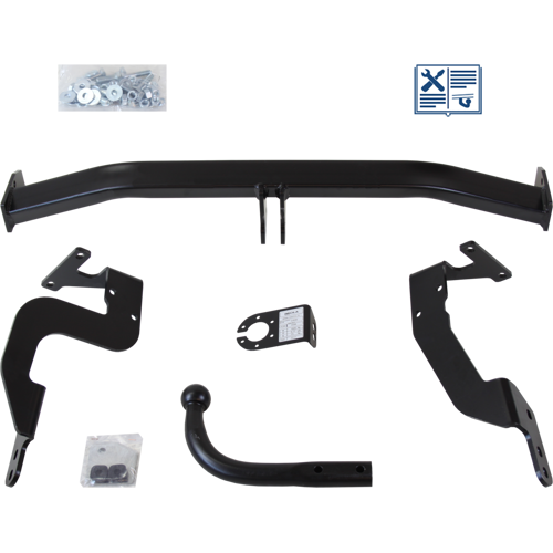 Hak-Pol Anhängerkupplung starr inkl. Trail-Tec E-Satz 13polig & Montage - CITROËN C4 GRAND PICASSO I