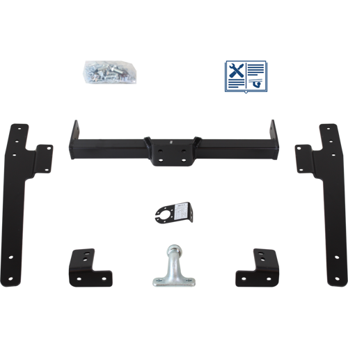 Hak-Pol Anhängebock inkl. TowTec E-Satz 13polig & Montage - OPEL MOVANO A Bus