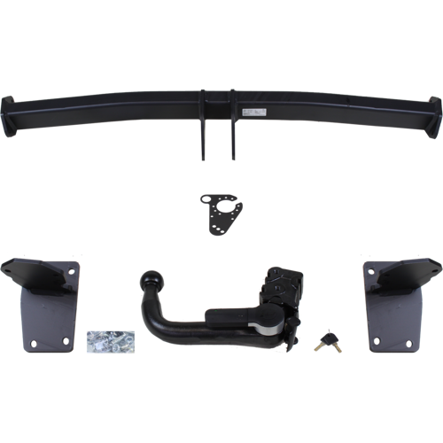 GDW Anhängerkupplung abnehmbar inkl. TowTec E-Satz 13polig & Montage - MERCEDES-BENZ CLA Coupe