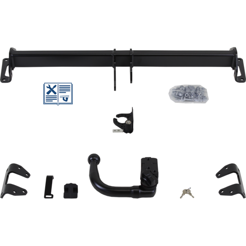 Brink Anhängerkupplung abnehmbar inkl. ConWys E-Satz 13polig & Montage - VOLVO V60 II