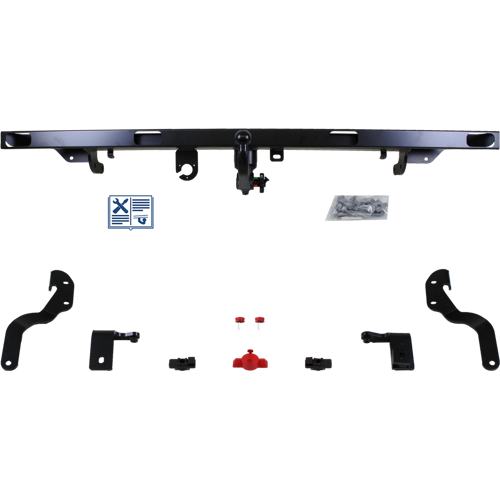 Westfalia Anhängerkupplung abnehmbar inkl. TowTec E-Satz 13polig & Montage - OPEL MOVANO C Kasten