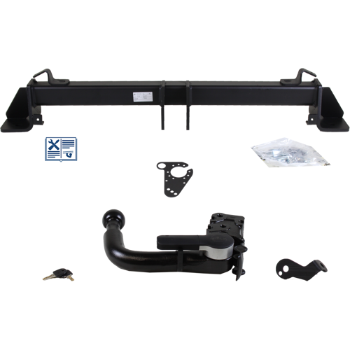 GDW Anhängerkupplung abnehmbar inkl. TowTec E-Satz 13polig & Montage - BMW 7