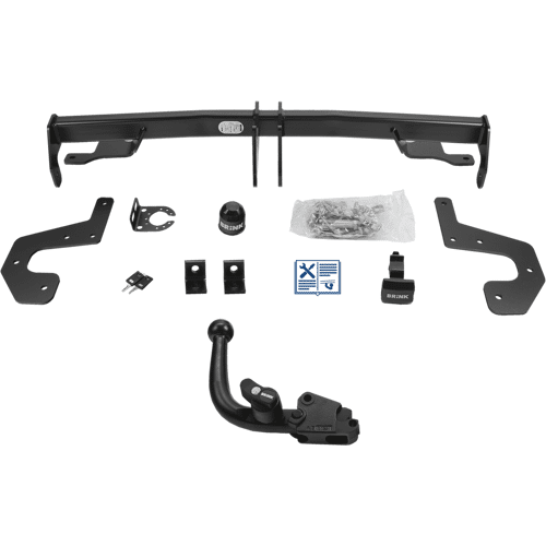 Brink Anhängerkupplung abnehmbar inkl. TowTec E-Satz 13polig & Montage - OPEL CORSA F