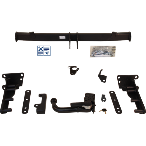 GDW Anhängerkupplung abnehmbar inkl. ECS E-Satz 13polig & Montage - LAND ROVER DISCOVERY SPORT