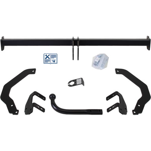 Hak-Pol Anhängerkupplung starr inkl. ECS E-Satz 13polig & Montage - PEUGEOT 508 SW I