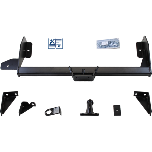 Hak-Pol Anhängebock inkl. TowTec E-Satz 13polig & Montage - FIAT DUCATO Pritsche/Fahrgestell