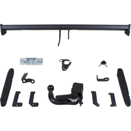 GDW Anhängerkupplung abnehmbar inkl. TowTec E-Satz 13polig & Montage - SEAT LEON