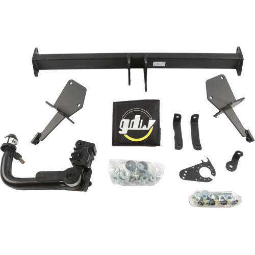 GDW Anhängerkupplung abnehmbar inkl. ECS E-Satz 13polig & Montage - MG ZS SUV