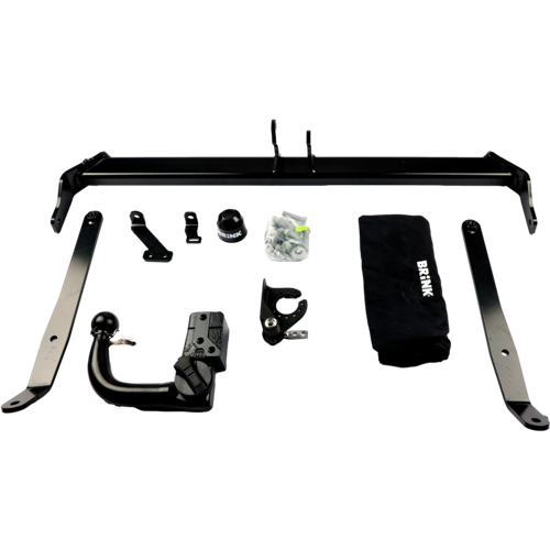 Brink Anhängerkupplung abnehmbar inkl. TowTec E-Satz 13polig & Montage - VW TAIGO