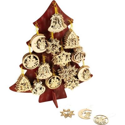 small foot Display Weihnachtsschmuck aus Holz small foot Display Weihnachtsschmuck aus Holz