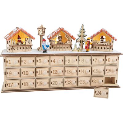 small foot Holz-Adventskalender Weihnachtsmarkt small foot Holz-Adventskalender Weihnachtsmarkt