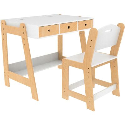 2Kids Toys Mitwachsender Kindertisch mit Stuhl 2Kids Toys Mitwachsender Kindertisch mit Stuhl