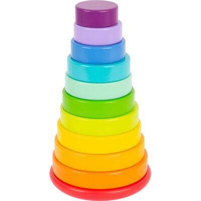 small foot Motorisch Aufsteckspiel Regenbogenturm small foot Motorisch Aufsteckspiel Regenbogenturm