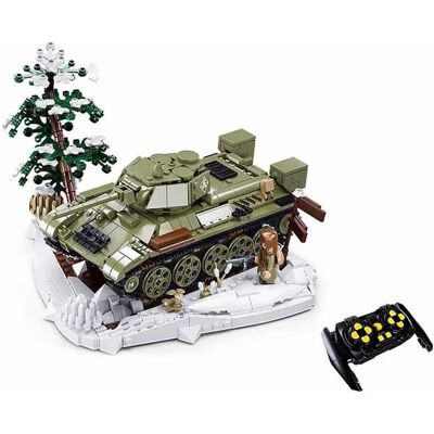 Sluban - T34/76 - Fernbedienung - 950 Teile - RC-Tank Sluban - T34/76 - Fernbedienung - 950 Teile - RC-Tank