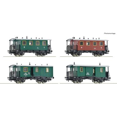 Roco 4-teiliges Set Personenzug kkStB - 6200190 Roco 4-teiliges Set Personenzug kkStB - 6200190