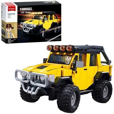 Sluban Model Bricks M38-B1359 Offroad-Wrangler im Maßstab 1:35 Sluban Model Bricks M38-B1359 Offroad-Wrangler im Maßstab 1:35